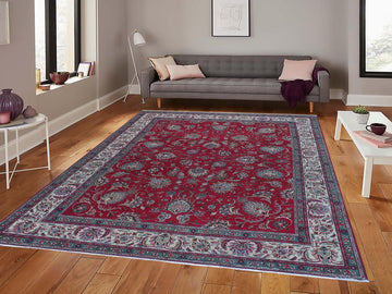 handmade Traditional Tabriz Red Beige Hand Knotted RECTANGLE 100% WOOL area rug 10x13